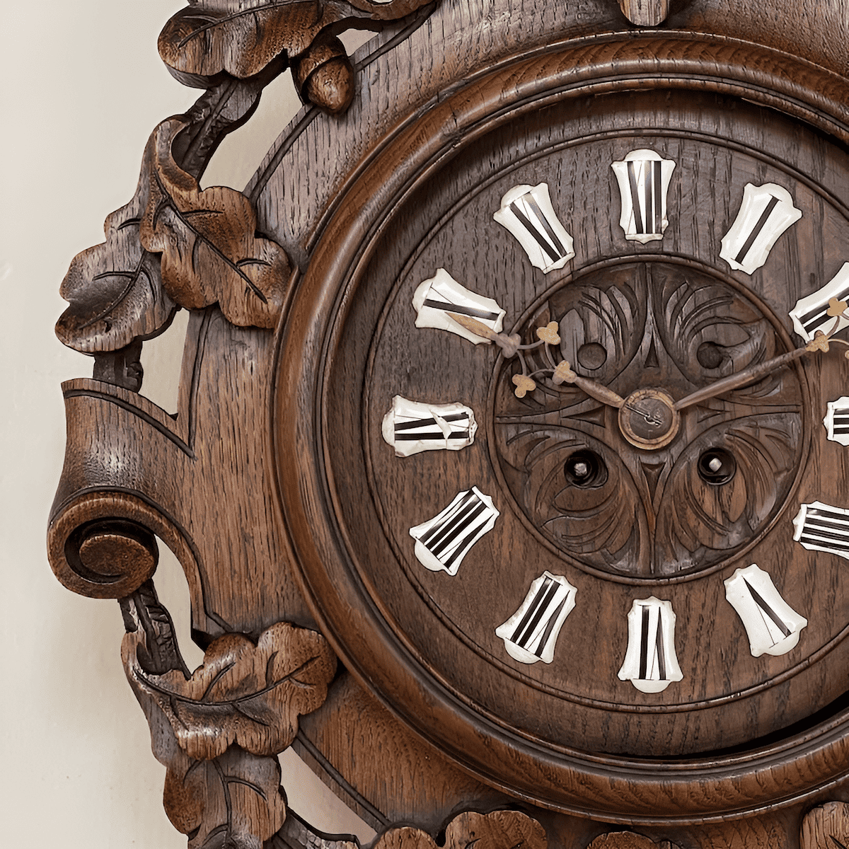 collectable antique wood clock