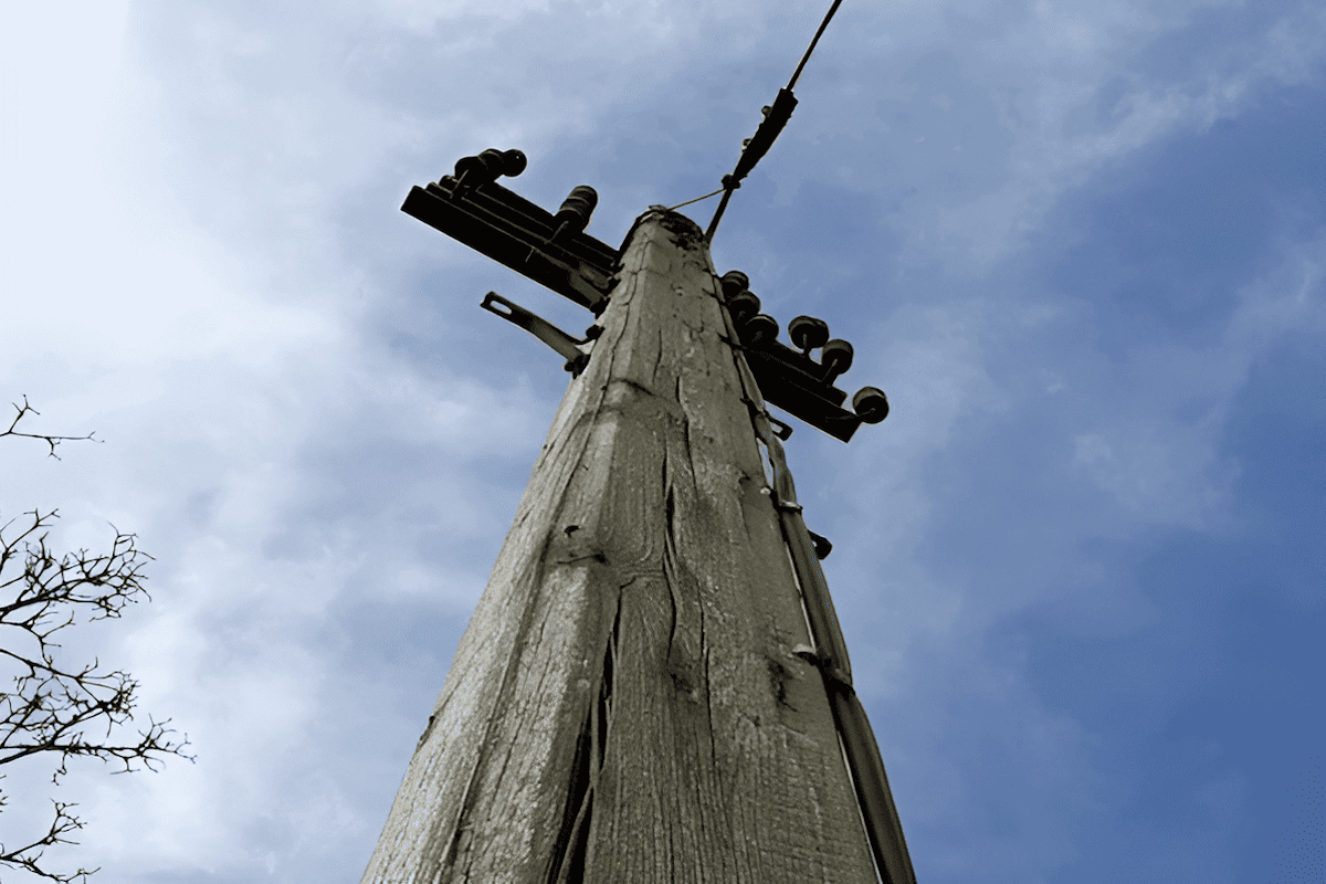 Telephone pole