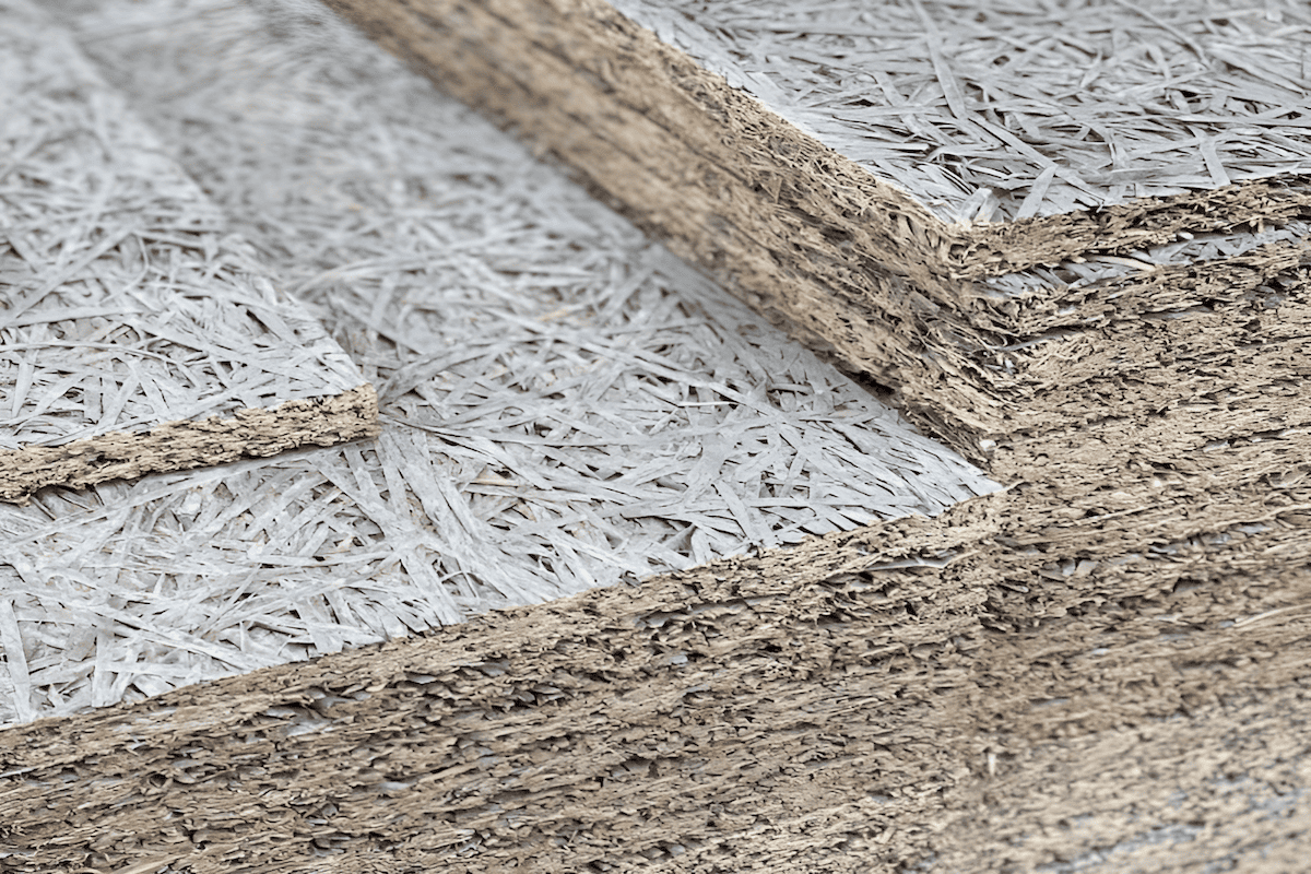 compressed wood fiber insulation panels