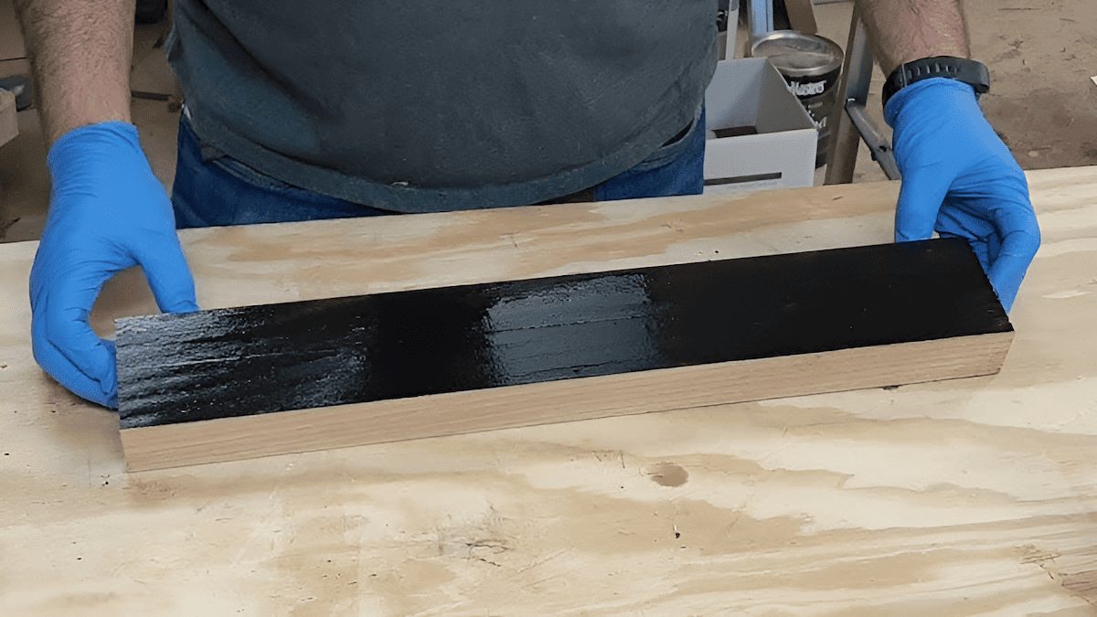 how to make any type of wood look like black ebony with an ebonizing finish