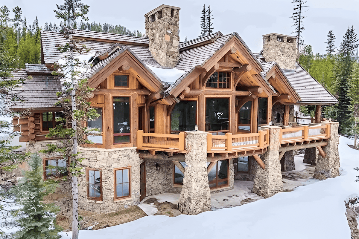 luxury log homes and log cabin designs
