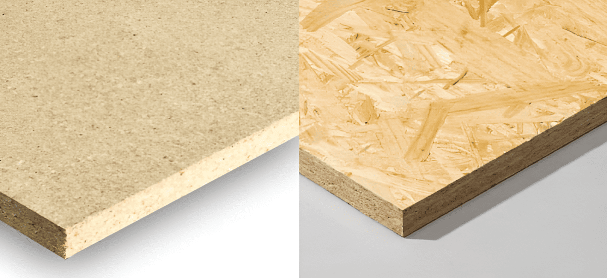 Medium density fiberboard versus oriented strand board comparison