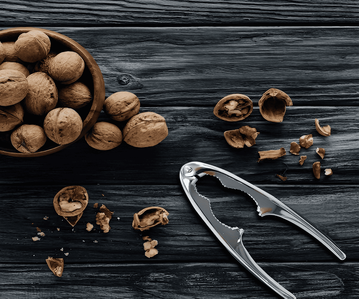 plier type metal nutcracker made from German steel