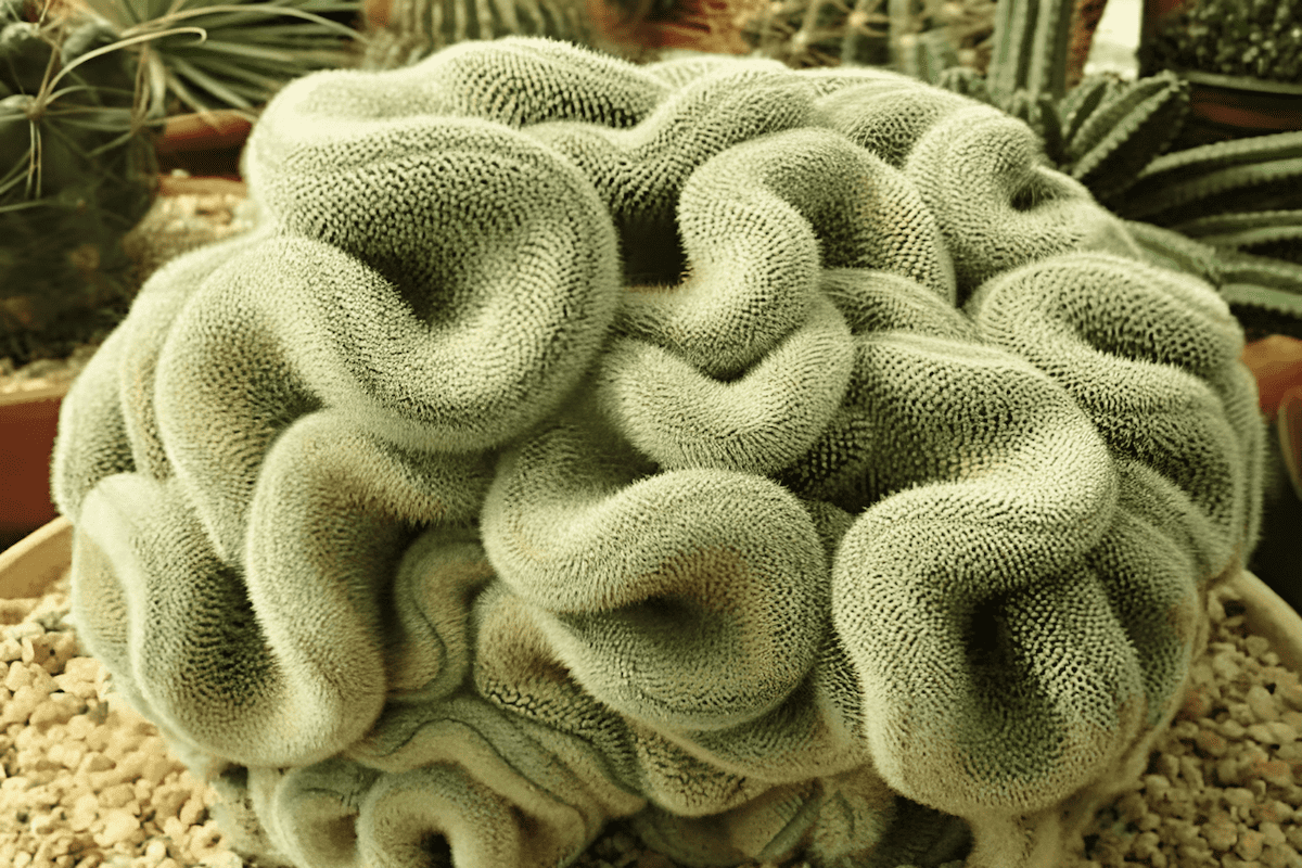 candelabra cactus growing in the mexican desert