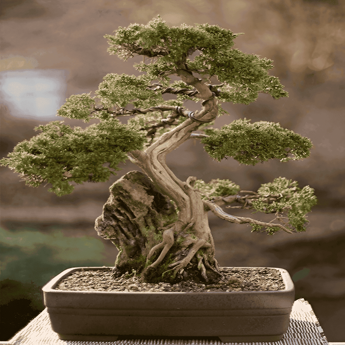 potted bonsai tree
