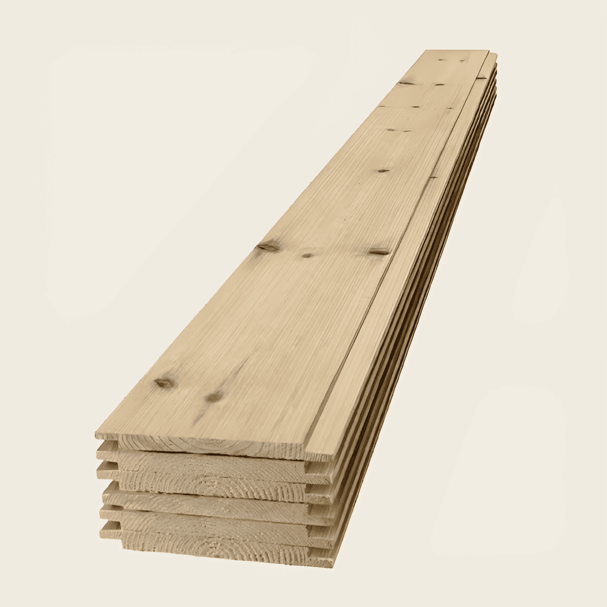 Spruce shiplap for board concrete forms