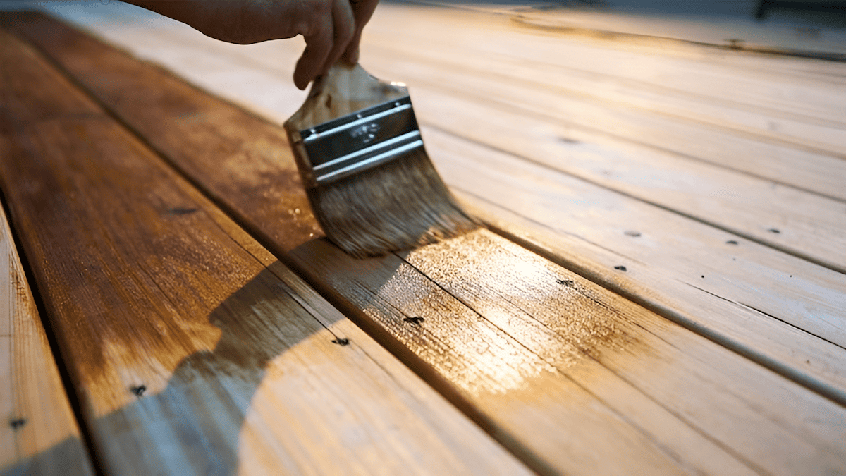 staining wood with different types of wood stains