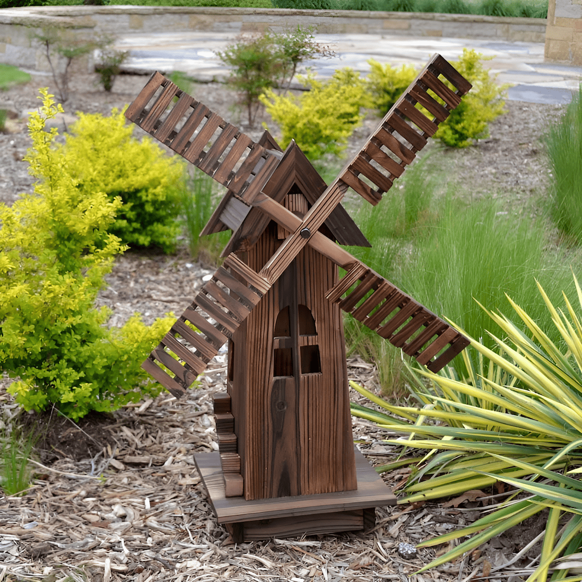 functional working toy wood windmill for education