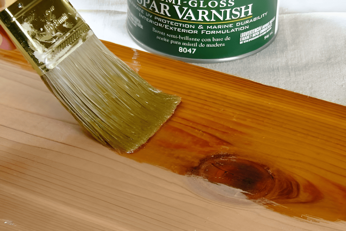 applying wood varnishes for a durable clear finish