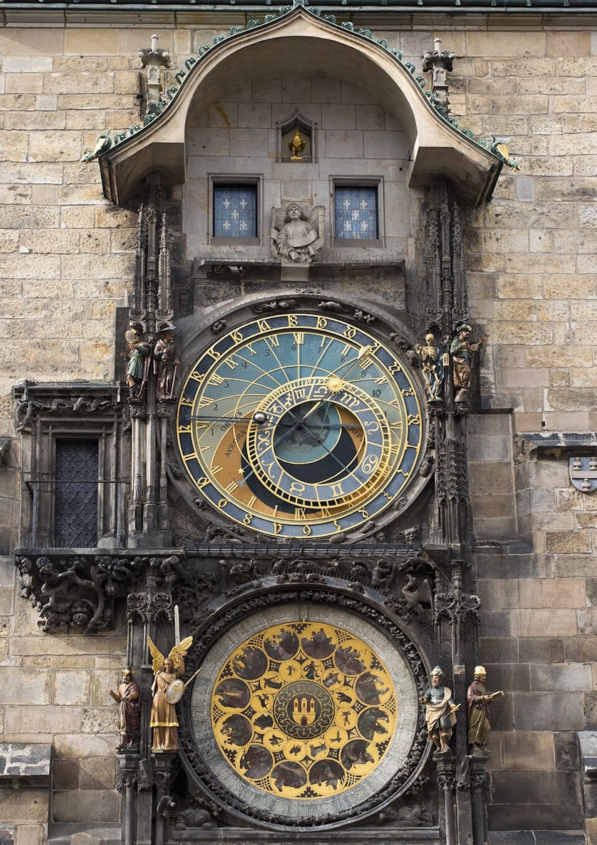 astronomical wood clock in europe