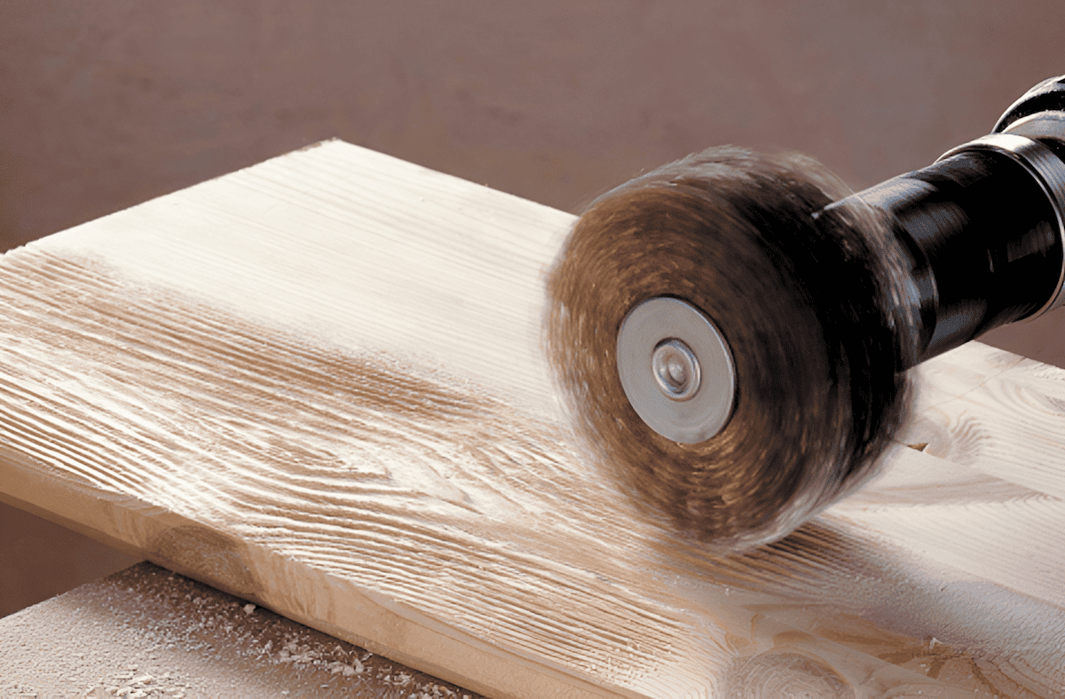 applying wood finishes with a brush