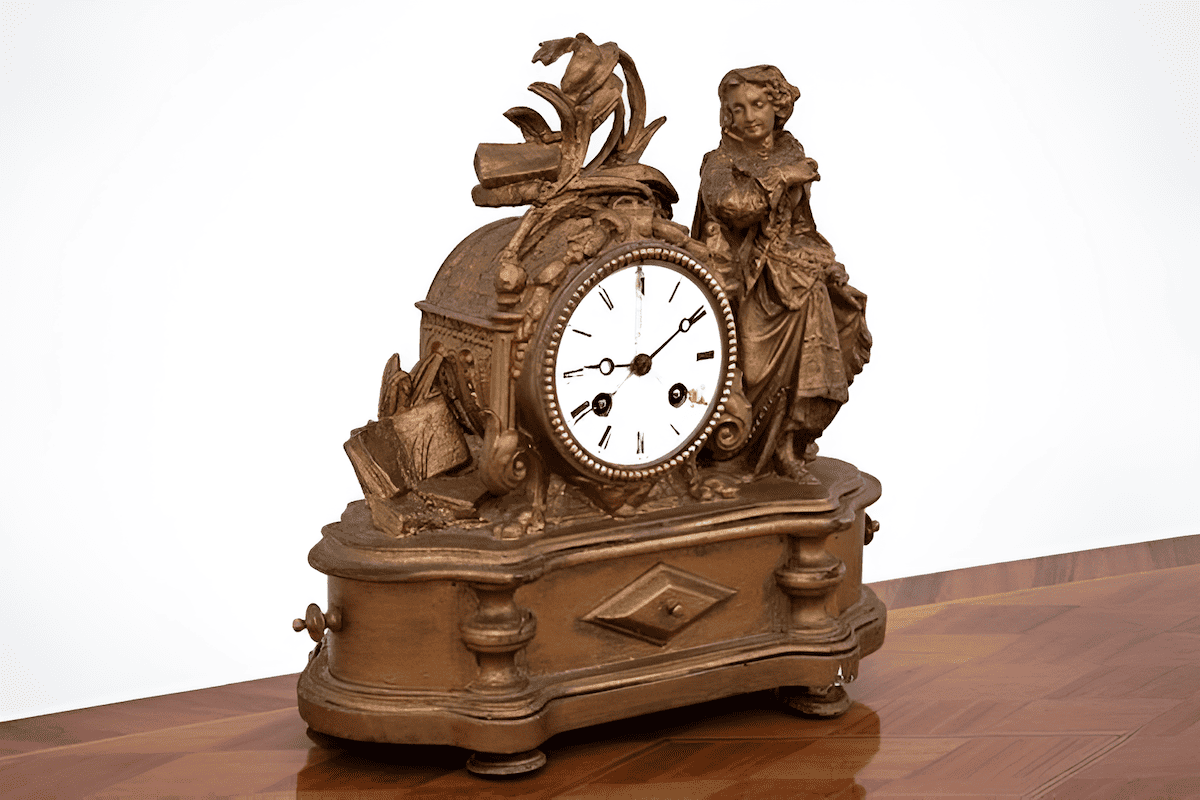 mantel wood clocks