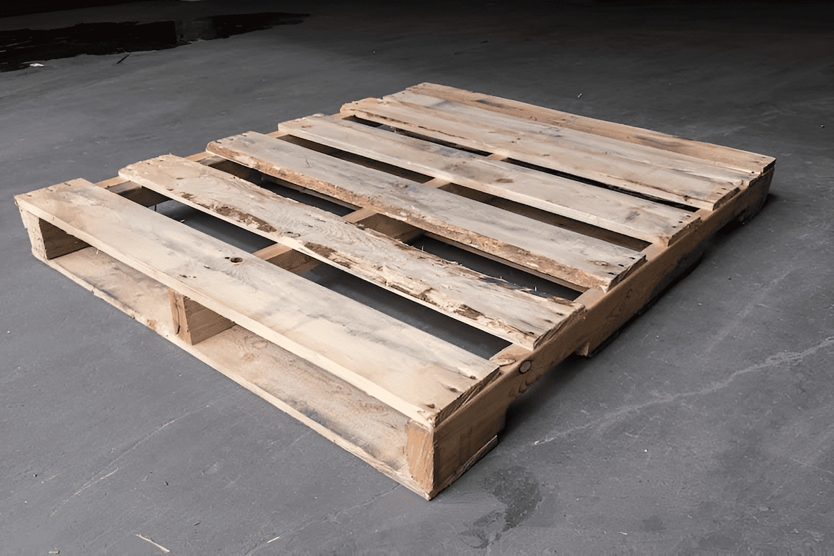 hardwood two-way wood pallet