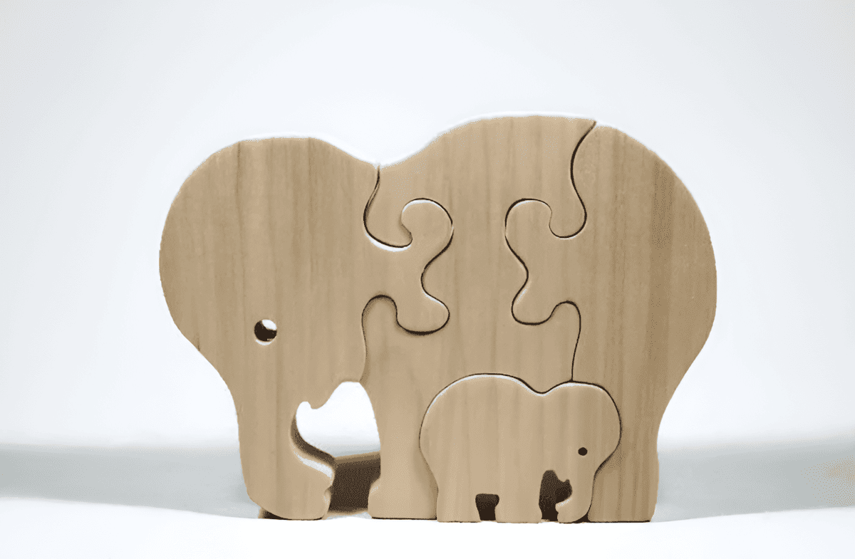 eco-friendly wooden puzzles for young children